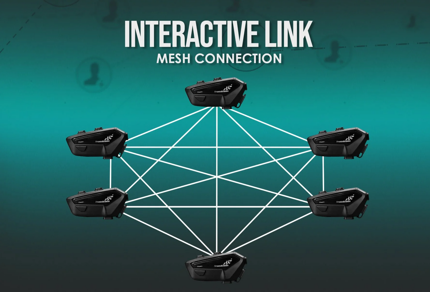 FreedConn FX Plus mesh intercom for group riding