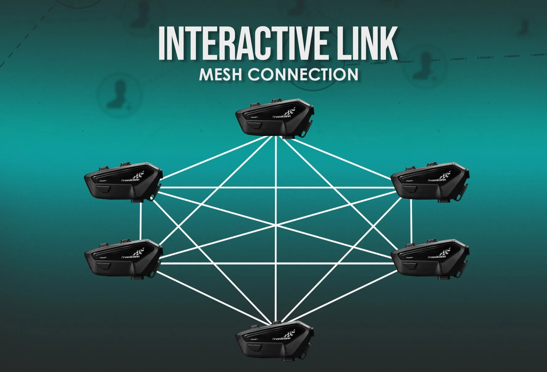 FreedConn FX Plus mesh intercom for group riding